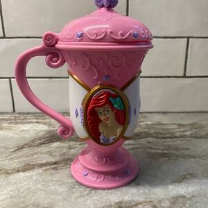 Pink Ariel Mug with Lid